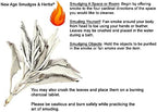 1 LB-Premium Organic California White Sage Leaves/Clusters. Use for Home Cleansing Rituals, Meditation, Smudging Rituals. Packaged in USA by New Age Smudges & Herbs®