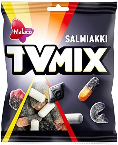 Cloetta Malaco TV Mix Salmiakki Gummy 15 Pack of 280g