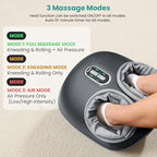 Nekteck Shiatsu Foot Massager with Heat [2026 Upgraded], 3 Modes Deep Kneading Therapy Air Compression, Feet Massage for Plantar Fasciitis, Relaxation Gifts for Men Women Mom Dad Birthday Mother's Day