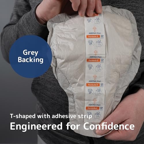 Abena Man Premium Incontinence Guards, (Sizes 0 to 2) Formula 2, 180 Count