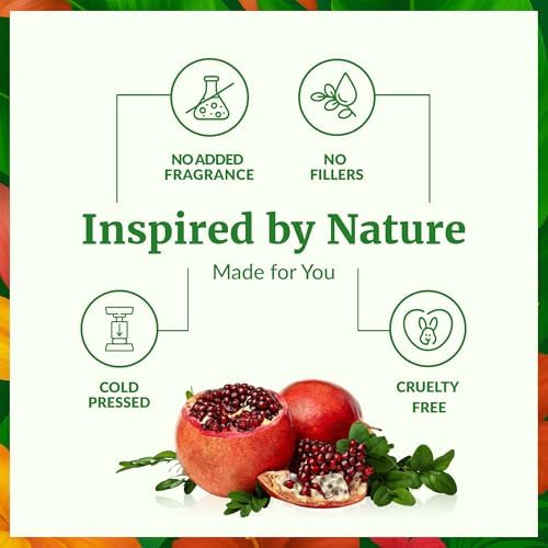 SVA Pomegranate Seed Organic - 4 Fl Oz – 100% Natural Cold Pressed Organic Pomegranate Oil - for Face, Skin Care, Hair Care, Scalp Massage & Body Massage – Carrier Oil with Dropper