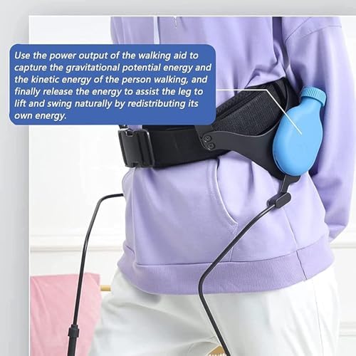 Bionic Body Power Walking Aids, Physical Therapy Leg Lifter Assist, Stroke Hemiplegia Walker Lower Limb Rehabilitation Training Leg Walking Training, Reduce Energy Consumption