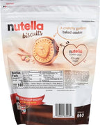 Nutella Biscuits, Hazelnut Spread With Cocoa, Sandwich Cookies, 20-Count Bag (Pack of 3)