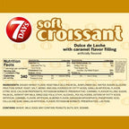 7Days Soft Croissant, Caramel - Dulce De Leche, Breakfast Pastry, Individually Wrapped On The Go Snack, Non-GMO (Pack of 6)