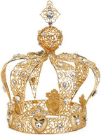 Crown Creative Metal Cake Topper Accessory For Wedding Party Special Event Wedding Birthday Baby Shower Decorations Gold