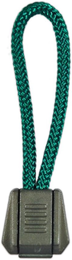 Paracord Planet Zipper Pulls Available in Various Color Combinations – Choose from 5, 10 and 20 Pack Sizes (Dark Green/OD Green, 10 Pack)