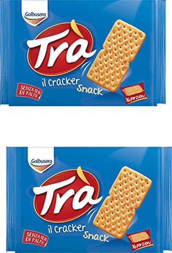 Galbusera "Trà" Crackers 400g, pack of 2