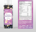 Black & Gold Star Sprinkles for Cake Decorating 4.23ounce - Sugar Mix Contains Gold Star & Pearl Sprinkles for Cupcake Toppers, Ice Cream, Candy, Cookie Decorations - Wedding Party Supplies