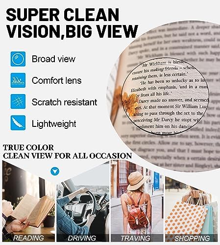 OCCI CHIARI 2.75 Reading Glasses Narrow Women Colorfull Cute Readers for Petite Face Red 2.75+ 1.0 1.25 1.5 1.75 2.0 2.25 2.5 2.75 3.0 3.5 4.0 5.0 6.0