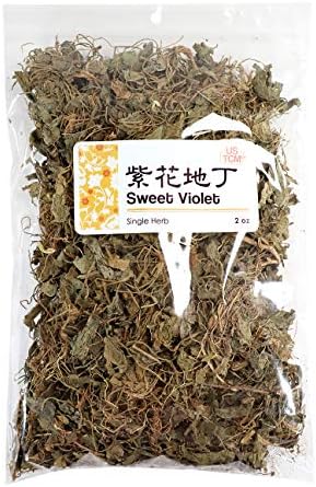 New Packaging Sweet Violet Herba Violae Zi Hua Di Ding 紫花地丁 2 oz