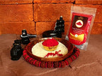 Yogic Mantra Suhag Roli Kumkum Powder (100g Resealable Pouch) Premium Bright Red Color Sindoor Ceremonial Mark - Hindu Pooja, Bridal Sindur Tilak, Suhag Tikka, Indian Rakhi & Puja Religious Ceremony