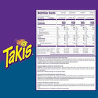 Takis 18 pc / 1 oz Variety Pack, Assorted Flavored Mixed Rolled Tortilla Chips – (5) Fuego, (5) Blue Heat, (4) Nitro, (4) Crunchy Fajitas