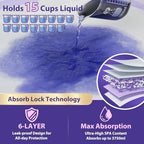 MILDPLUS Heavy Duty Underpad 36''x36'' 50 Count 130 Grams Extra Large Chucks Pads 3XL Disposable Bed Pads, Super Absorbent Incontinence Pads for Adults, Kids, Pee Pads (Purple)