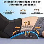 YESINDEED Back Stretcher Pillow – Pain Relief for Lower Back, Lumbar Support, Posture Correction, Sciatica Aid, Orthopedic Design, Easy to Use at Home, Office, or Anywhere, Orthopedist Recommended