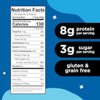 Three Wishes Grain-Free Protein Breakfast Cereal - 8g Protein and 3g Fiber - Healthy, Low-Sugar Breakfast Cereal, Gluten Free, Vegan-Friendly, Non-GMO - Vanilla Frosted, 6-Pack