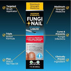 Fungi-Nail Anti-Fungal Liquid Solution, 1 Fl Oz (Pack of 1), Kills Fungus, Athletes Foot Treatment, Toe Nail Fungus Treatments w/Tolnaftate, Clinically Proven to Cure and Prevent Fungal Infection