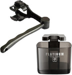 Skull Shaver Platinum Rinse Stand and Back Shaver Handle Bundle, Best Gifting Combo