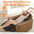 CILI Massage Mat Full Body,Massager Chair Pad,10 Vibration Motors & 5 Massage Modes,Back Massager for Bed,Massage Mattress Pad for Back,Heating Pad with Auto Shut Off