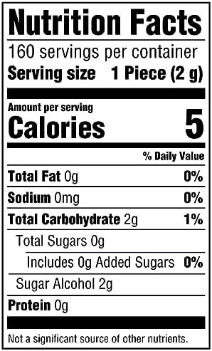ORBIT Gum White Peppermint Sugar Free Chewing Gum Bulk Pack, 40 Piece Bottle (Pack of 4)