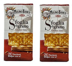 Mulino Bianco: "Sfoglia di Grano" Salted Crackers - 17.63 Oz (500g) Pack of 2 [ Italian Import ]