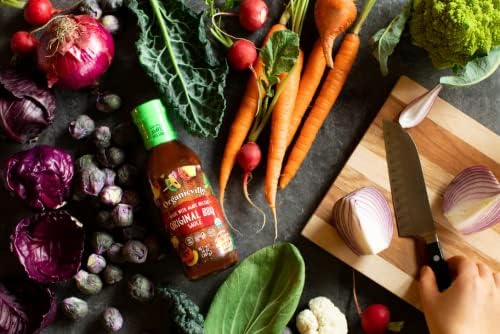 Organicville Original Bbq Sauce - Barbeque Sauce, Sweet, Smoky Flavor, Gluten Free, Vegan, Organic, Non-Gmo, Vegan Barbeque Sauce, Gluten Free, Made With Agave Nectar - 14 Oz, 3-Pack