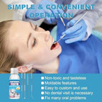 Temporary Tooth Repair Kit, Temporary Teeth Replacement Beads with 4 Shaping Tools, Dental Care Kit Fixing Broken Teeth, Regain Your Smile