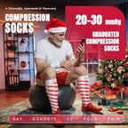 Compression Socks for Women & Men 7 Pairs Knee High Compression Socks 20-30 mmhg Best for Running,Nurse,Travel