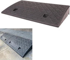 TOCTUS OUKEJNM Portable Threshold Ramp for Cars, Driveway Curb Ramp 3-15cm Rise, Car Slop Ramp for Sidewalk Vehicle Wheelchair Bike, Kerb Ramp, Non-Slip(Black,50x13x4cm(20x5x1.6in))
