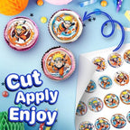 30 x Edible Cupcake Toppers – Anime Ninja Inspired Collection of Edible Cake Decorations | Uncut Edible on Wafer Sheet