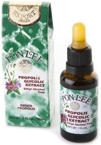 PONLEE Brazil Green Bee Propolis Liquid Extract No Alcohol 30ML 1 Pack