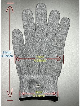 Conductive Gloves Faraday Cage Anti-Radiation RF Shielding Protection for Hands and Wrists Use with Touch Screens, Keyboards 1 pair