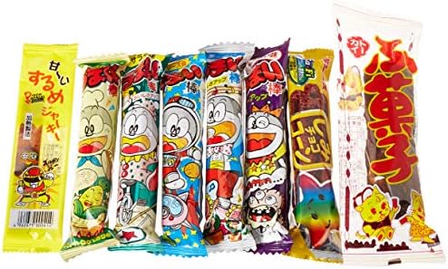 Japanese Candy Box assortment Kit 20pcs Dagashi Umaibo Snack Gumi potato Chip Kitty chocolate (20 pieces set)