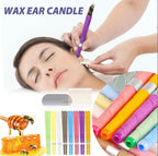 20 Pcs Ear Wax Cleaning Set Available in 10 Colors and Fragrances, Includes Cotton Swabs, Candle Drip Protector, Storage Box