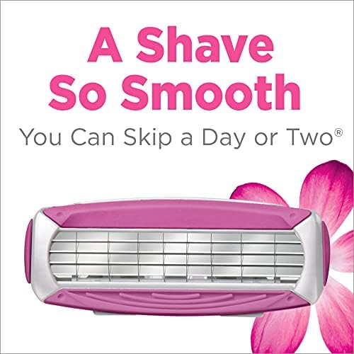 Schick Quattro Womens Value Pack with 1 Razor and 4 Razor Blade Refills