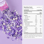 Purple Sprinkles for Cake Decorating 4.23ounce - Sugar Mix Contains Star & Pearl Sprinkles for Cupcake Toppers, Ice Cream, Candy, Cookie Decorations - Holiday Party Supplies