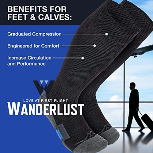Wanderlust Travel Compression Socks - Support Stockings