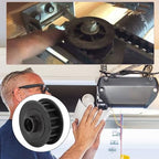 YWBL-WH Belt Drive Sprocket, Steel Garage Door Opener Replacement Solves Jamming Sluggishness Belt Looseness, with Nuts and Screws, for 600 Series 1024 1042 and 800 Series 2024 2042