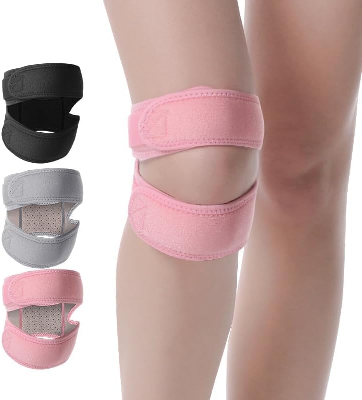 Knee braces for Women and Men Knee Compression Sleeve Patellar Knee Support Strap Basketball Running Hiking