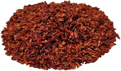 Red BELL Peppers 1 Pound Bulk Bag-Heat Sealed to Maintain Freshness-Crushed & Dried Spice Seasoning
