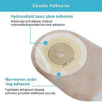 20 PCS Colostomy Bags, Ostomy Supplies,One Piece Drainable Ostomy Pouch with Hook and Loop Closure for Ileostomy Stoma Care, 15mm-60mm Cut to Fit