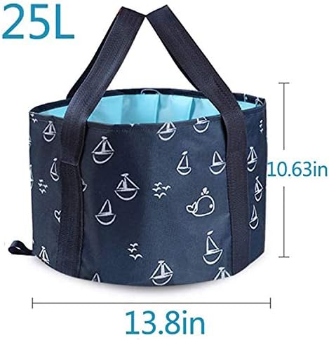 Collapsible Bucket for Soaking Feet, Portable Travel Foot Bath Tub, Foot Soaking Bath Basin Portable, Foot Spa Soaking Feet Home Pedicure Basin Outdoor Camping