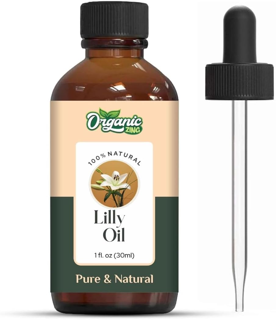 Organic Zing Lily (Lilium Auratum) Oil | Pure & Natural Essential Oil for Skincare & Aroma & Diffusers - 30ml/1.01fl oz