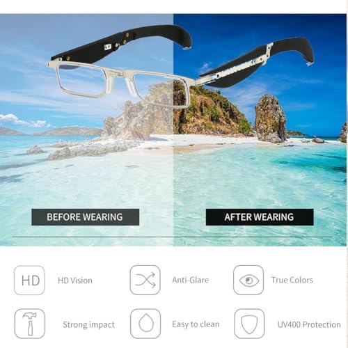 Foldable Anti-Blue Light Reading Glasses with Case,Portable Foldable Reading Glasses for Men Women, Anti Eyestrain
