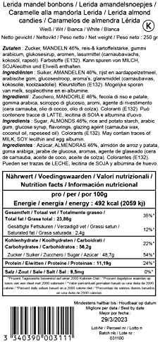 Medicis Premium Candied Almond Dragees (French Jordan Almonds) Sugar Coated Candies Ideal as a Party Favor for Weddings and Baby Showers, 75 Count Bag 8.8oz, White