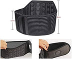 Lumbar Brace Magnetic Heat Self Heating Back Support Belt Tourmaline Magnets Fabric - Women and Men Lower Back Pain Herniated Disc (Size : S)