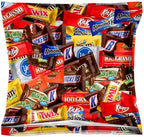 Bulk Chocolate Candy Mix – Individually Wrapped Fun Size Chocolate Bars & Treats Assortment – Caramel, Peanut Butter, Wafer & Milk Chocolate Favorites – Great for Sharing & Gifting (32 Ounces)