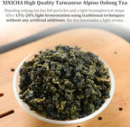 XIXICHA Dayuling Oolong Tea Taiwan High Mountain Tea Oolong Tea Loose Leaf Premium Formosa Floral Scent 大禹岭 台湾茶 台湾高山茶 乌龙茶 （120 cups）5.29oz/150g