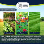 Supply Solutions Premium 97 Solution Grade Gypsum - Fast Acting Gypsum for Soil - Organic Calcium Sulfate Dihydrate - Gypsum Powder for Root Growth, Lawns, Mushroom Cultivation (50lbs)