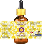 Deve Herbes Pure Mandarin Essential Oil (Citrus reticulata) with Glass Dropper Steam Distilled 50ml (1.69 oz)