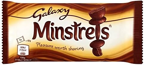 Minstrels Bag - 42g - Pack of 12 (42g x 12 Bags)